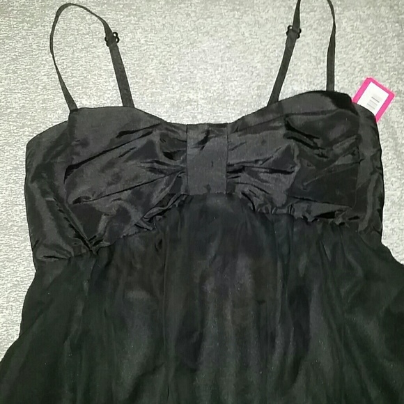 Xhilaration Dresses & Skirts - Black Bow Dress